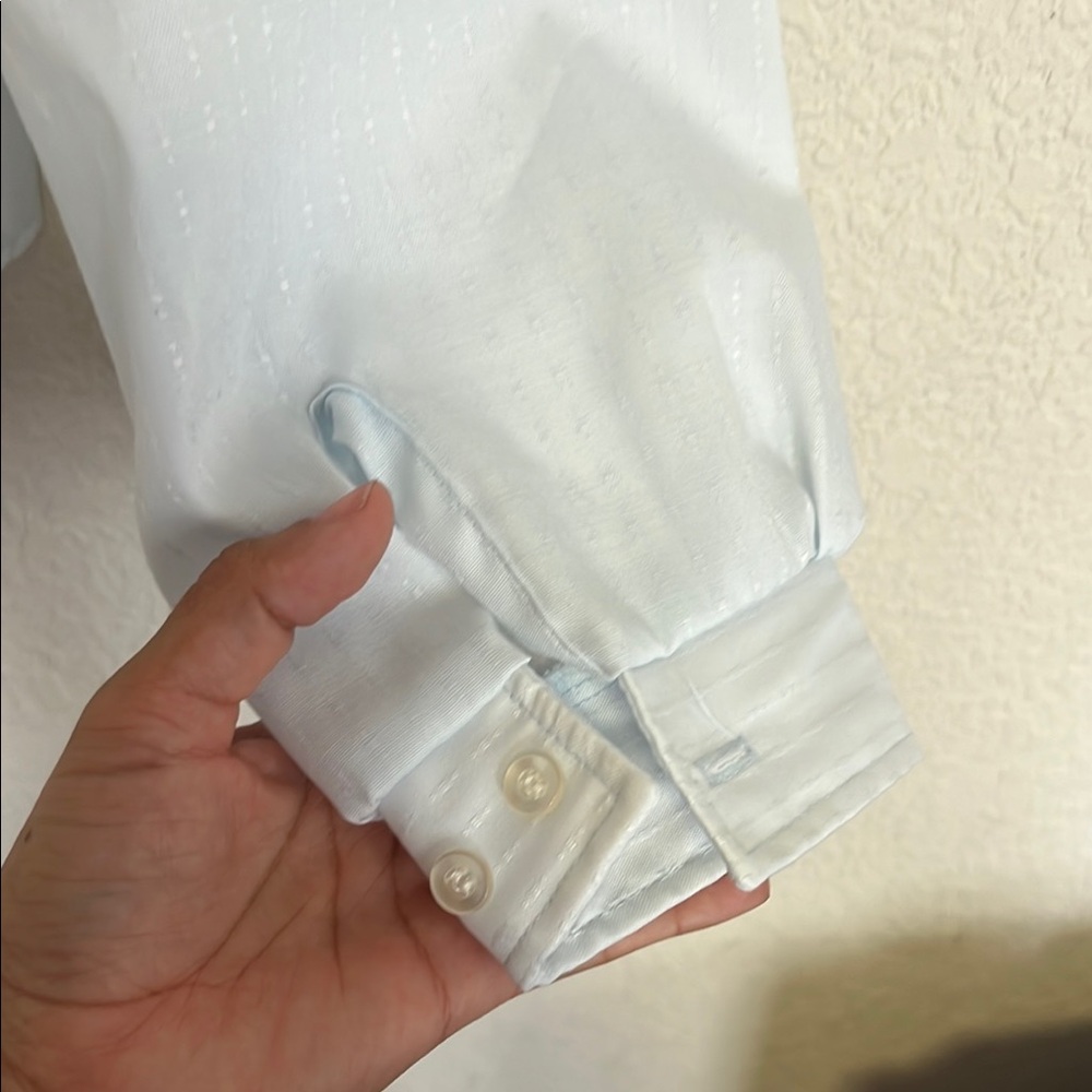 Vintage Light Blue Button Down Shirt - Picture 10 of 10
